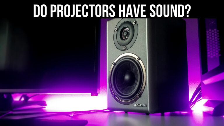 do projectors have sound