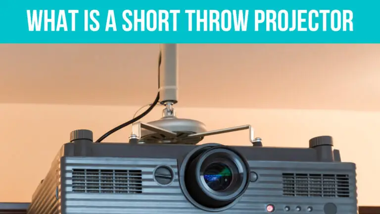 what is a short throw projector