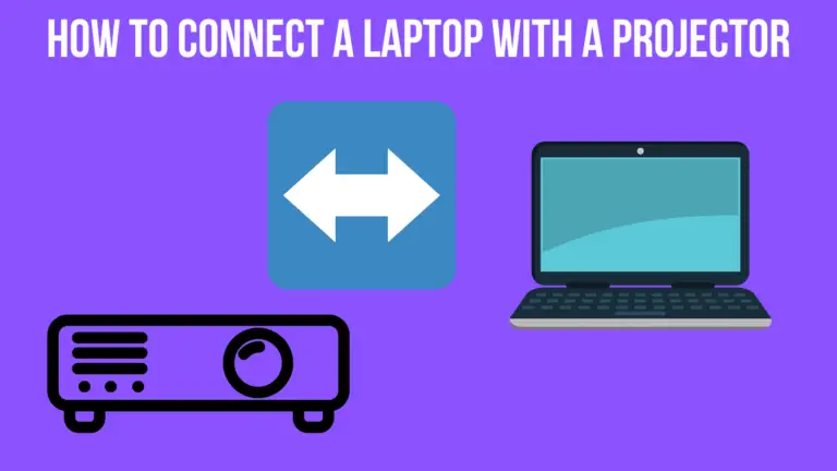 how to connect a laptop to projector
