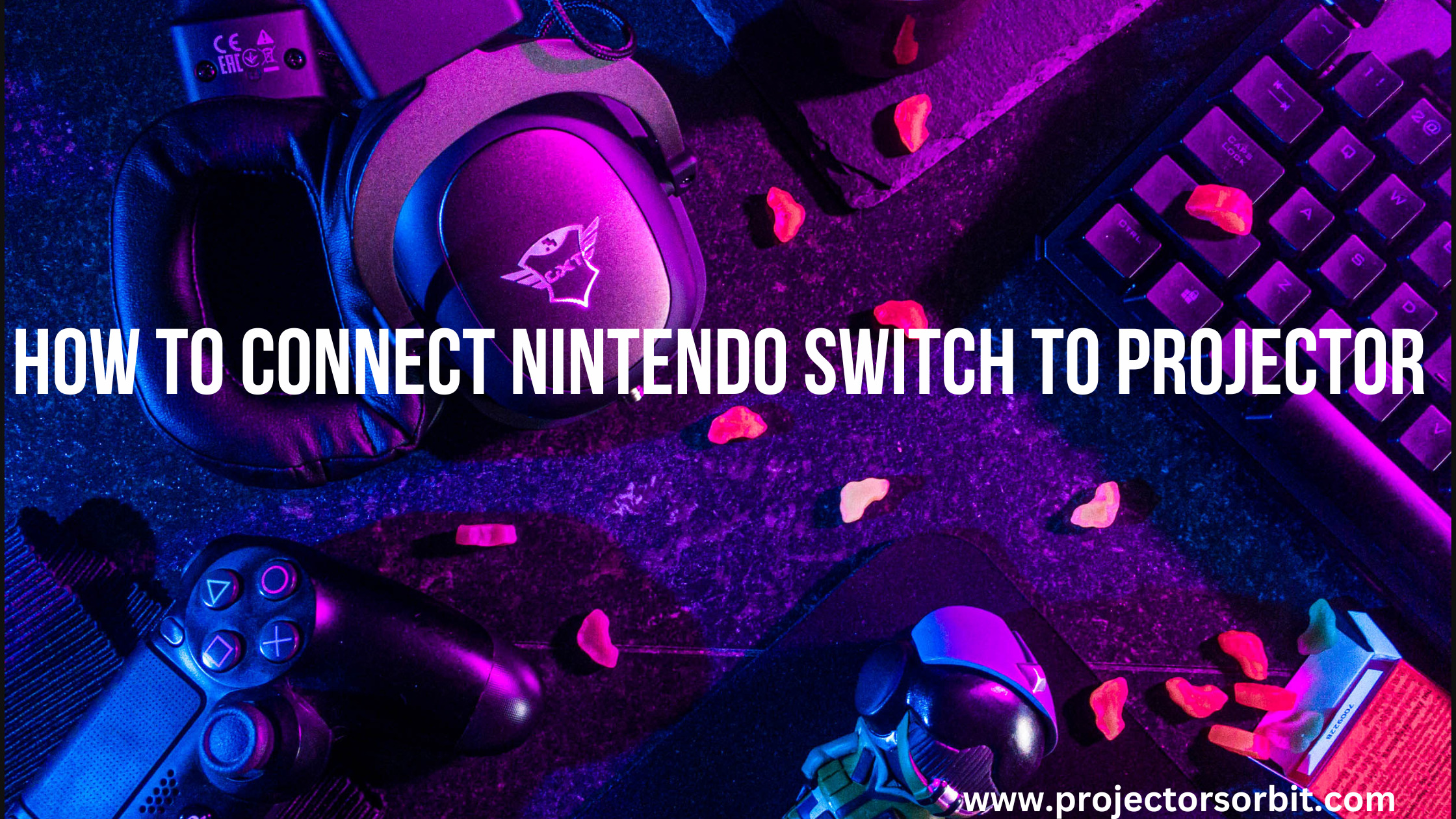 how to connect Nintendo switch to projector